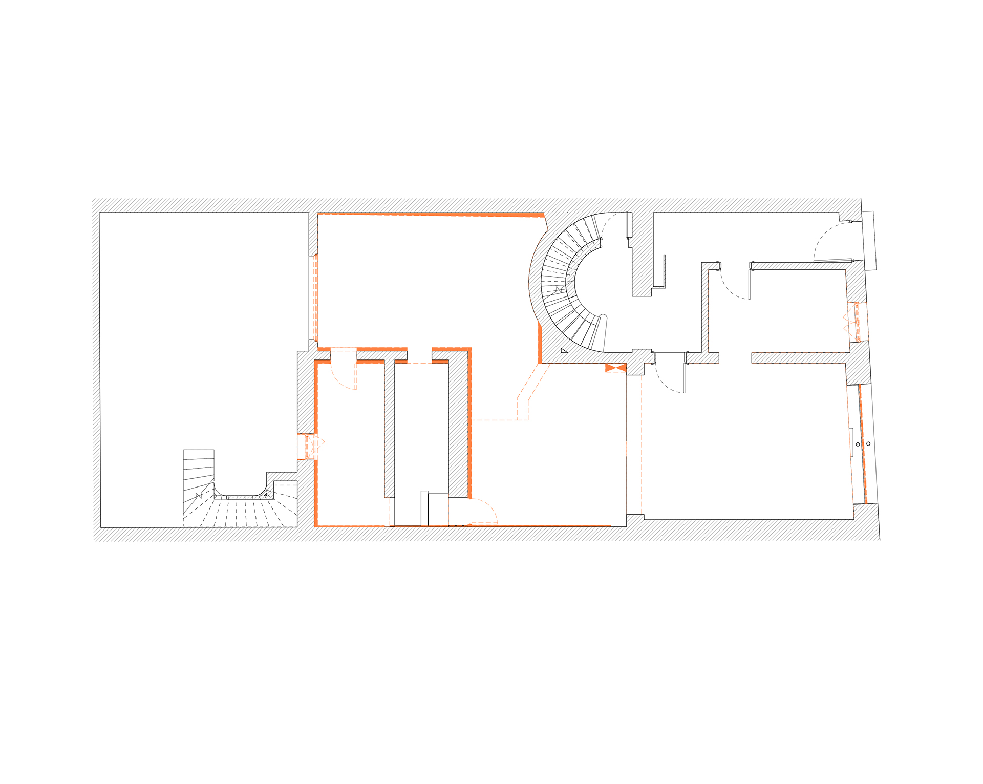 jabrun aménagement bureaux bordeaux plan existant
