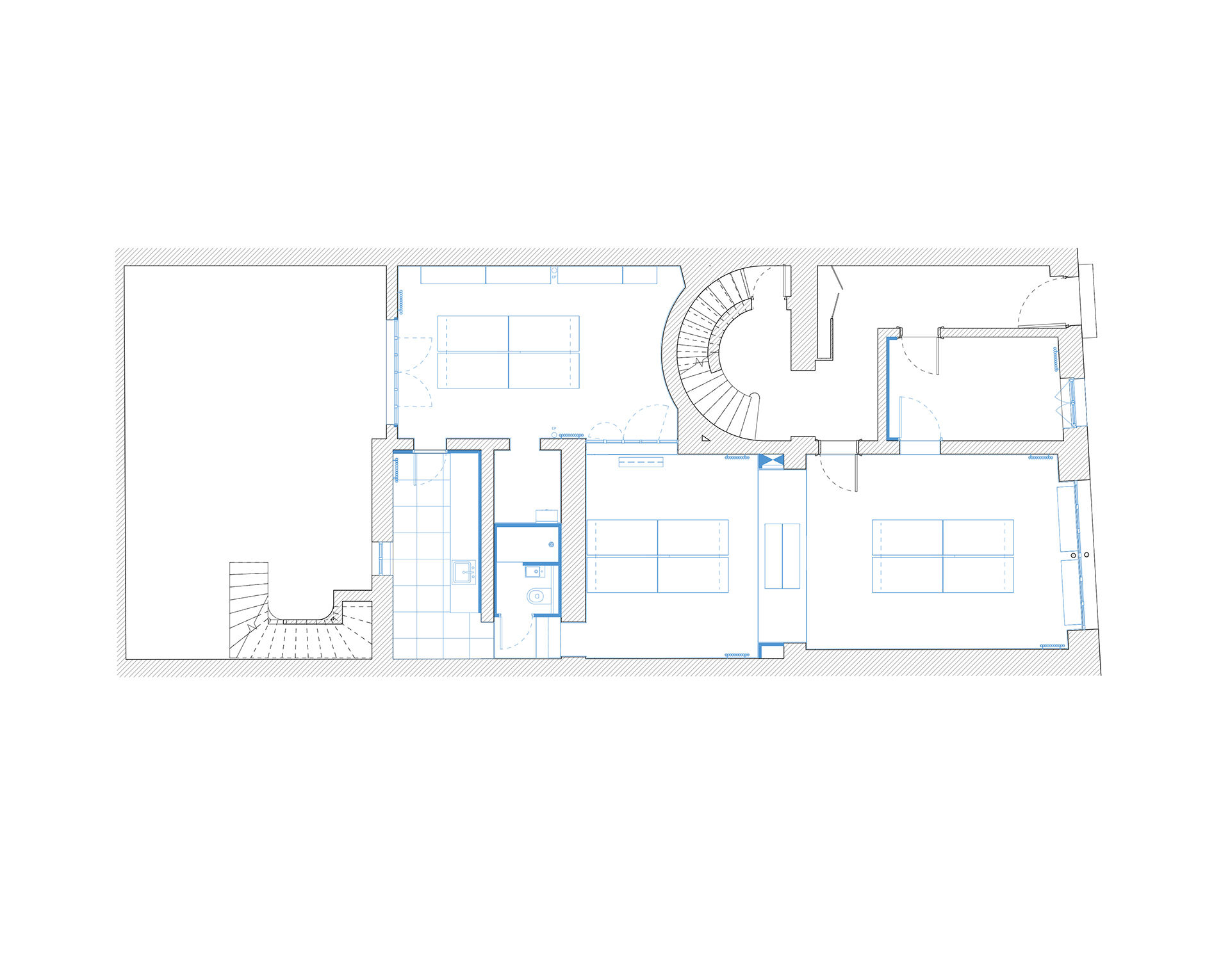 jabrun aménagement bureaux bordeaux plan existant