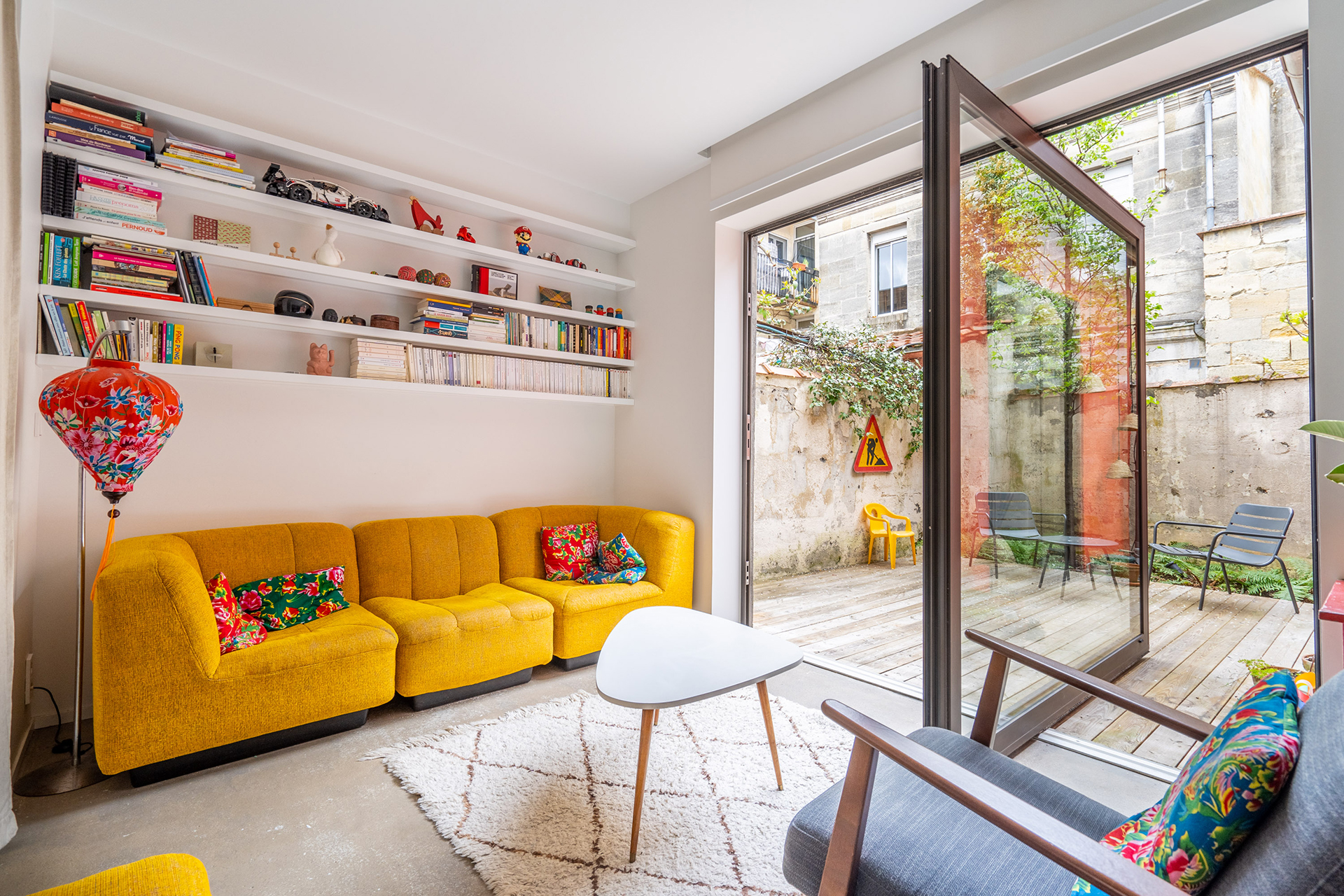 Kleber réhabilitation maison photo salon