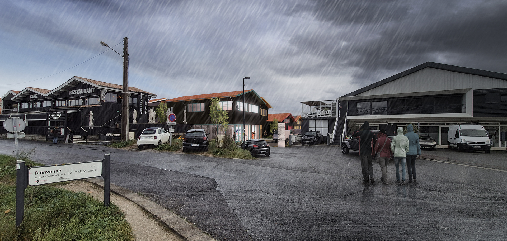 la teste duval parc d'activité 3D port