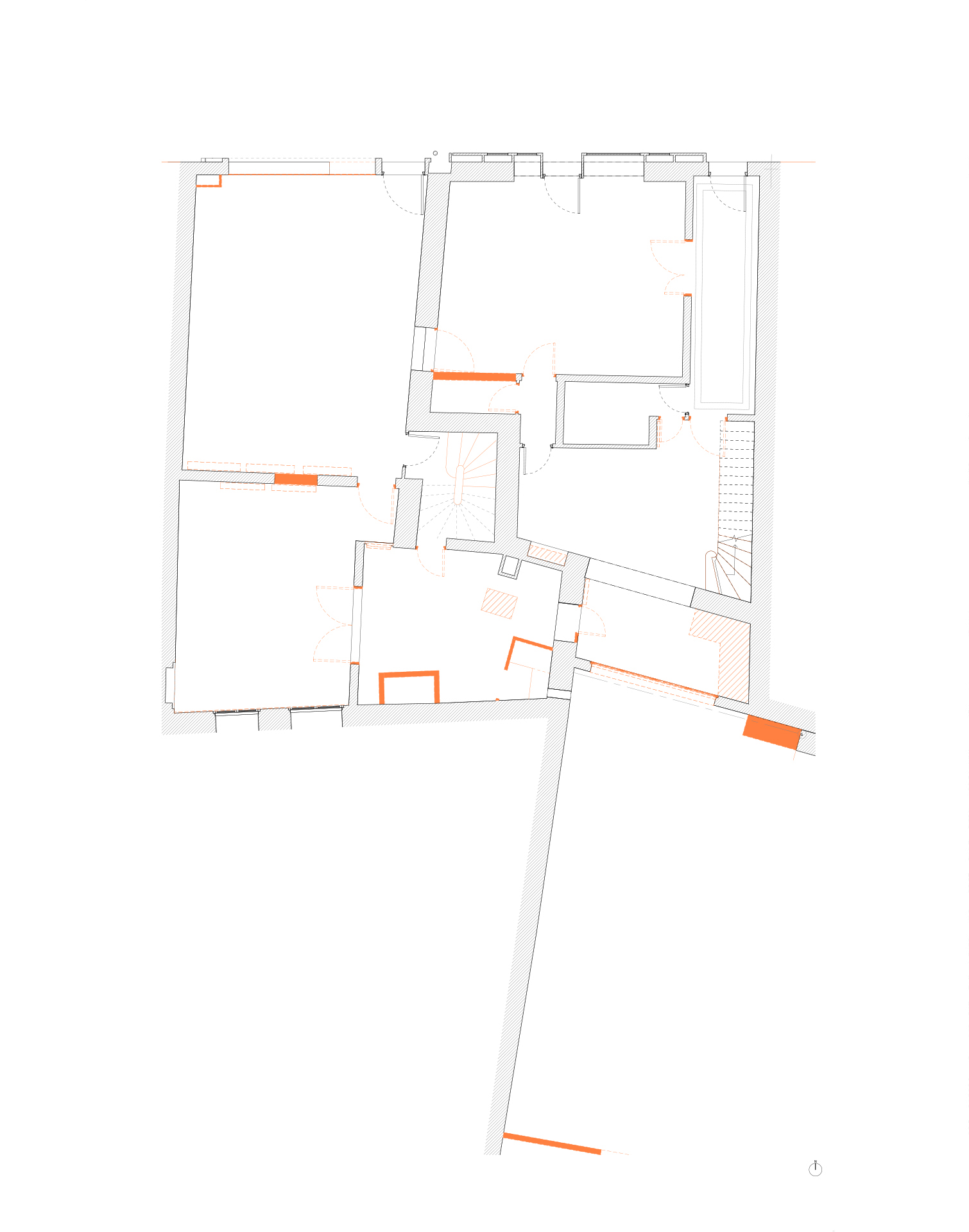 Mirambeau cabinet dentaire plan existant