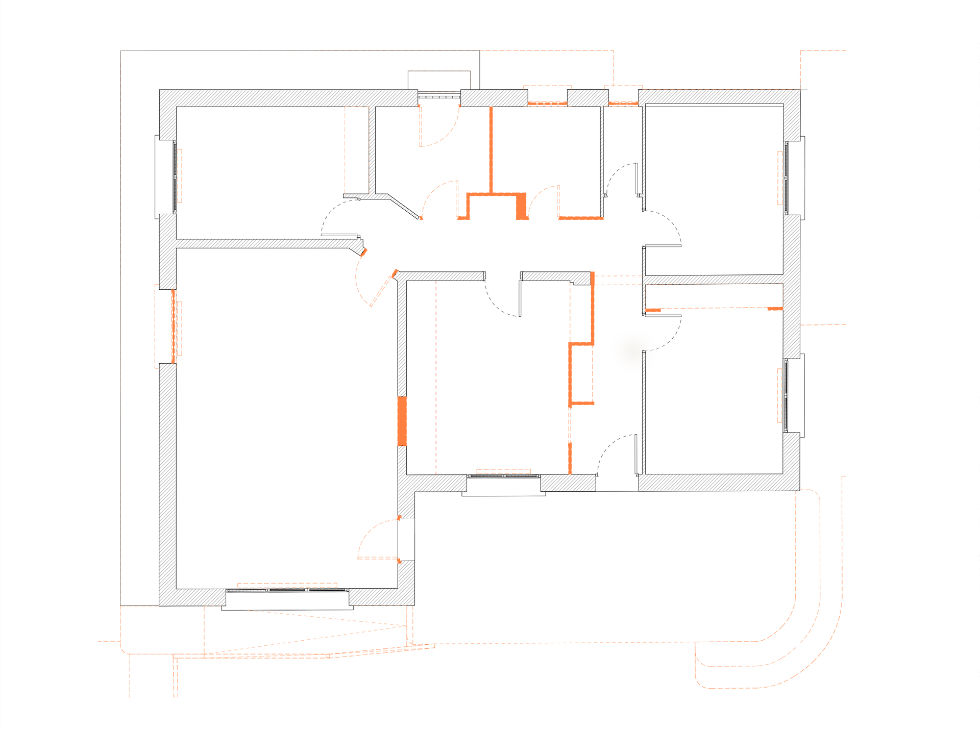 Saint André de cubzac cabinet dentaire plan existant