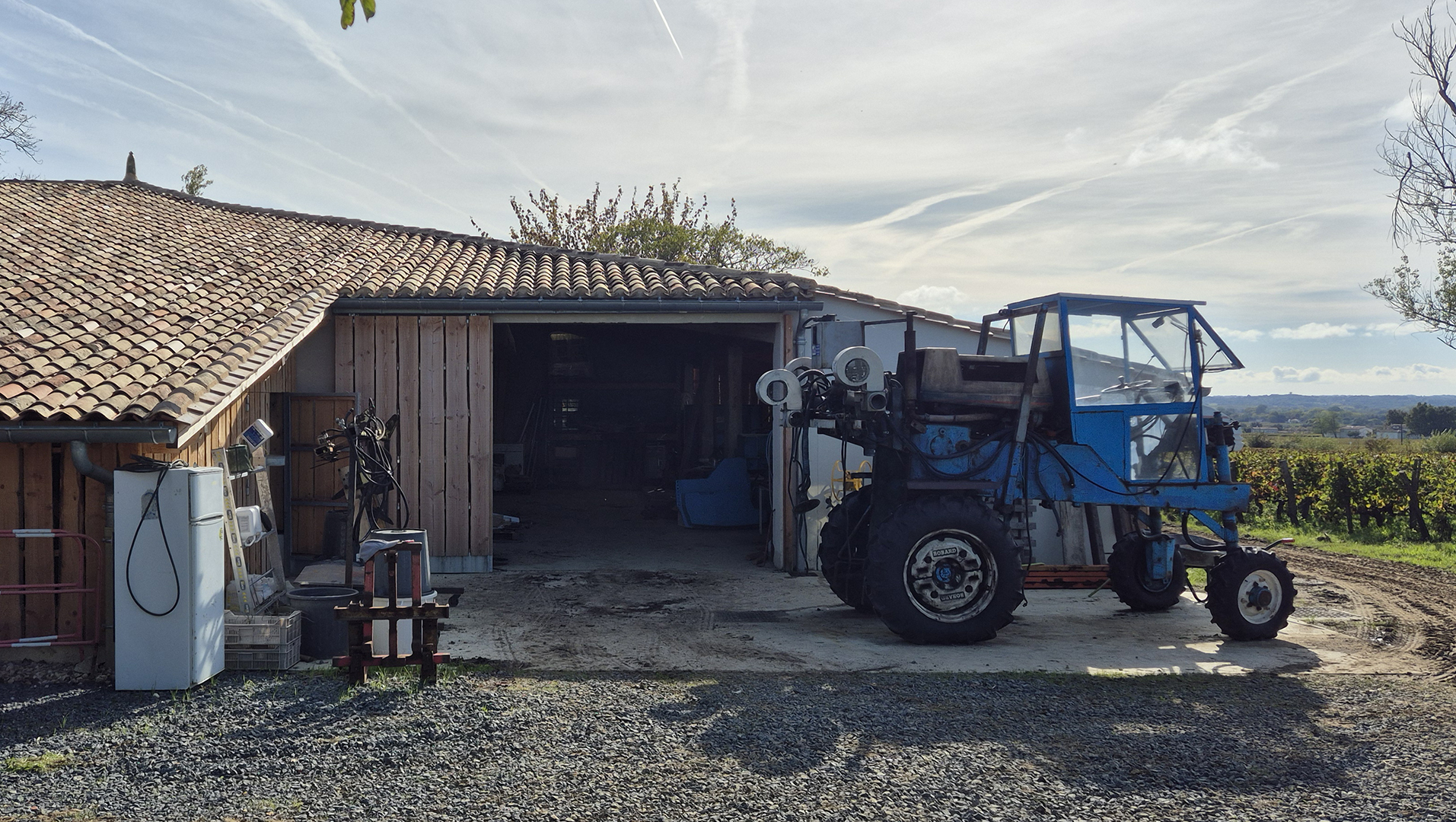 coutet viticole photo tracteur